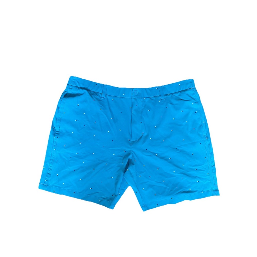 UNDER ARMOUR 1377402 Men's UA Iso-Chill Geometric Print Golf Shorts Blue Size 42